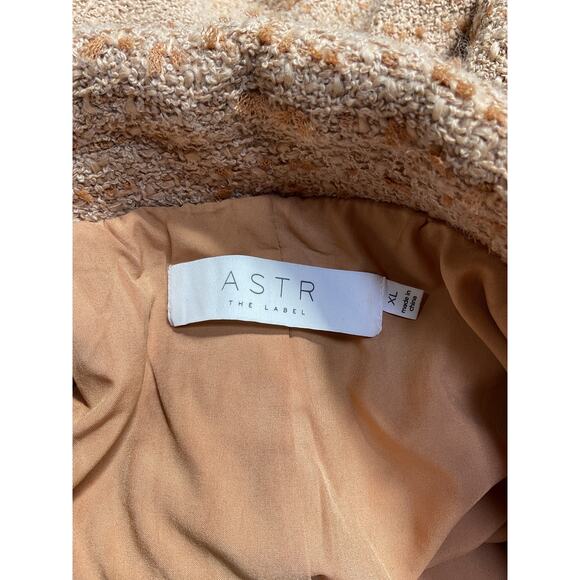 Astr The Label 'Bronwyn' Brown Polyester Jacket Size XL - Picture 4 of 5